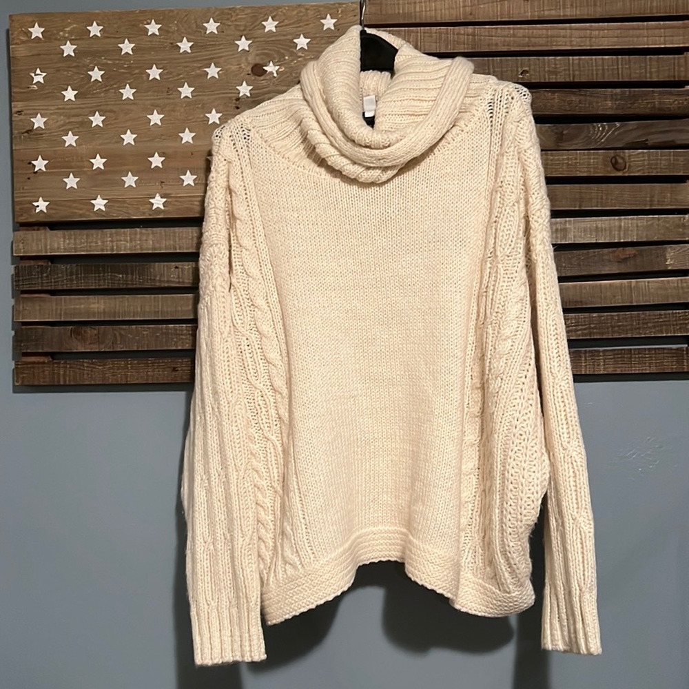 Topshop cream sweater